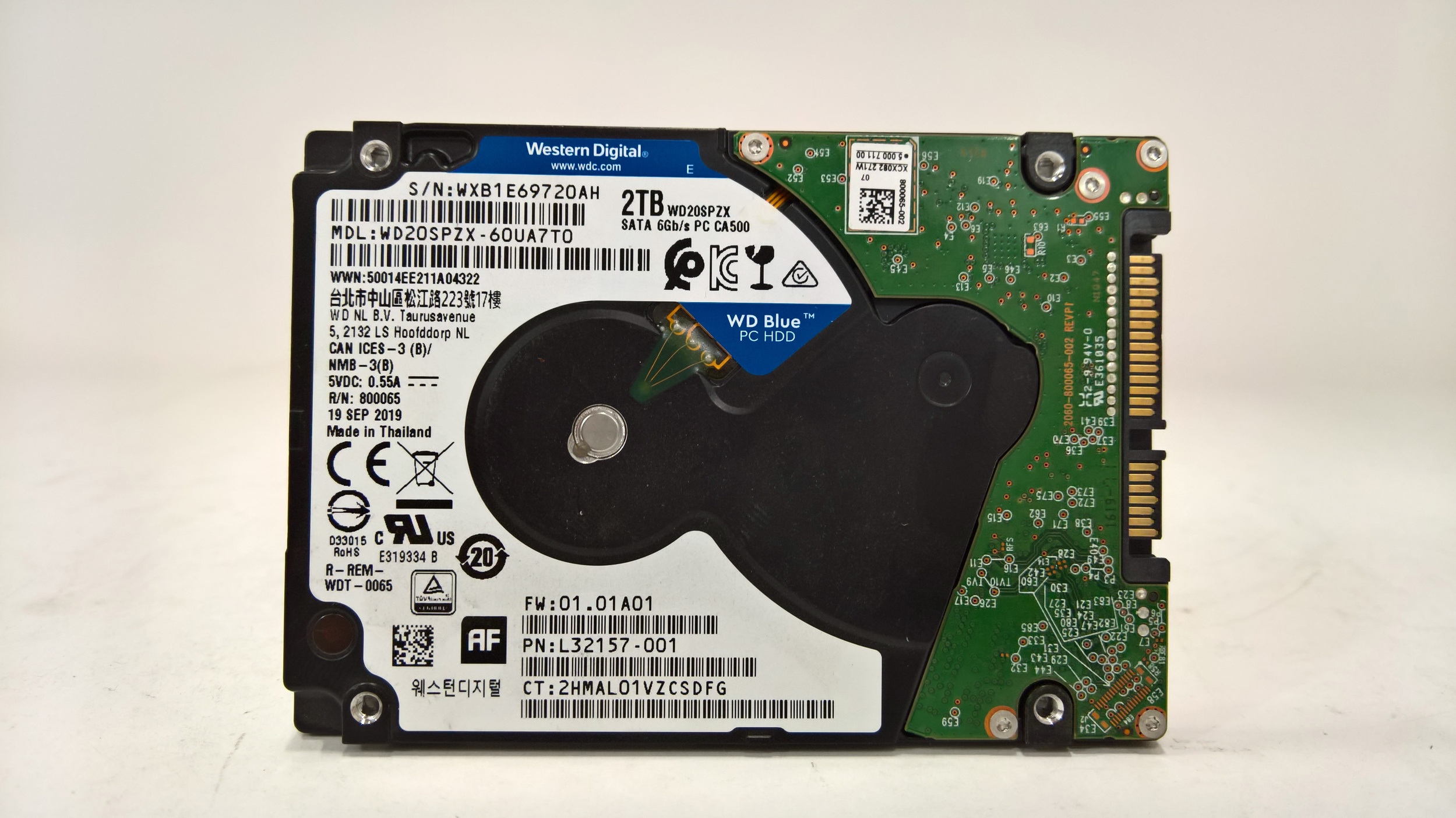 2tb Hard Drive Western Digital Blue WD20SPZX 2TB 2.5